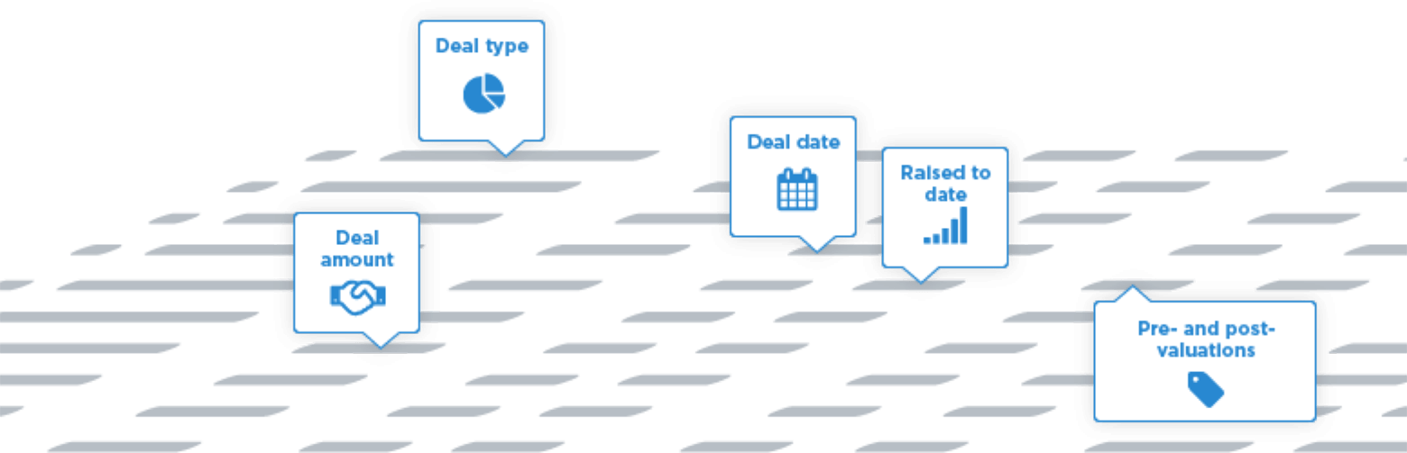 See a company's deal and investment history in seconds